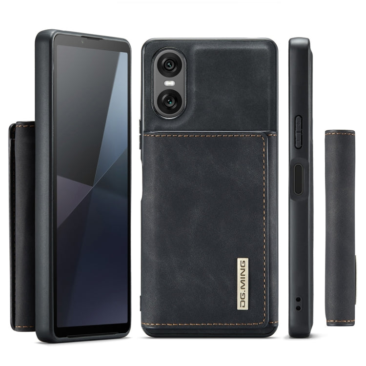 For Sony Xperia 10 VI DG.MING M1 Series 3-Fold Multi Card Wallet + Magnetic Phone Case