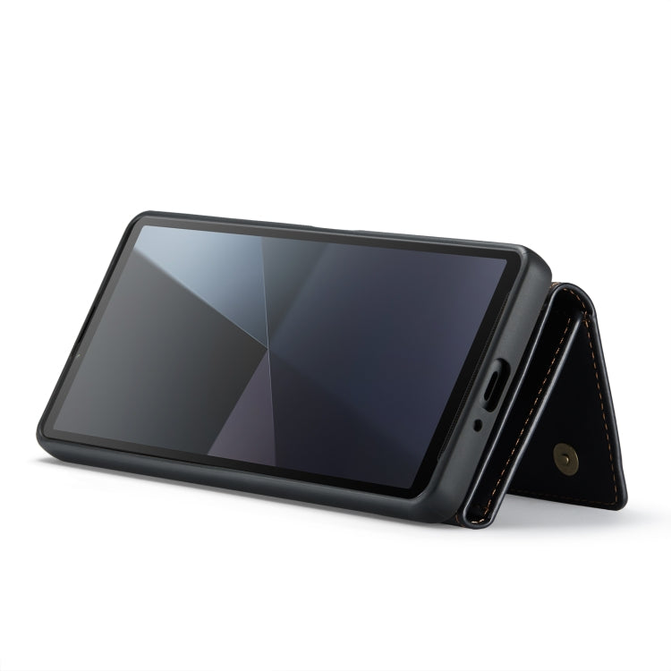 For Sony Xperia 10 VI DG.MING M1 Series 3-Fold Multi Card Wallet + Magnetic Phone Case
