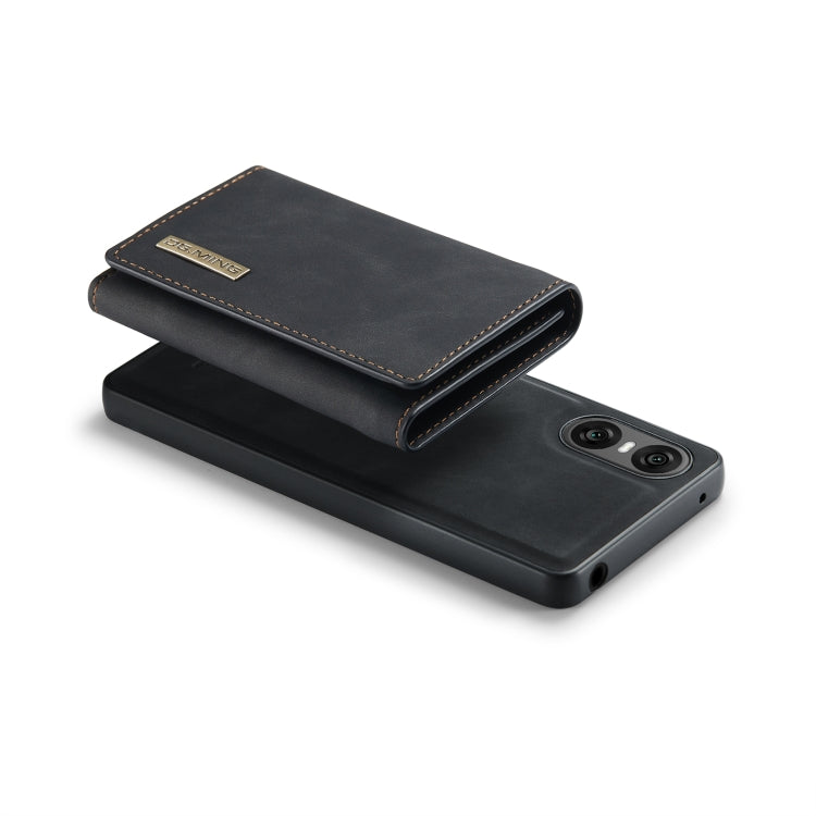 For Sony Xperia 10 VI DG.MING M1 Series 3-Fold Multi Card Wallet + Magnetic Phone Case