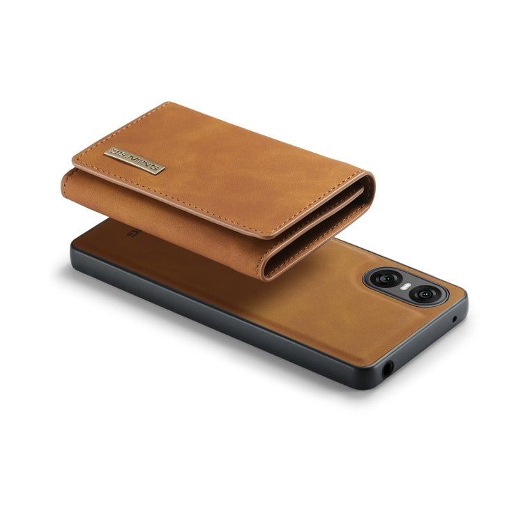 For Sony Xperia 10 VI DG.MING M1 Series 3-Fold Multi Card Wallet + Magnetic Phone Case