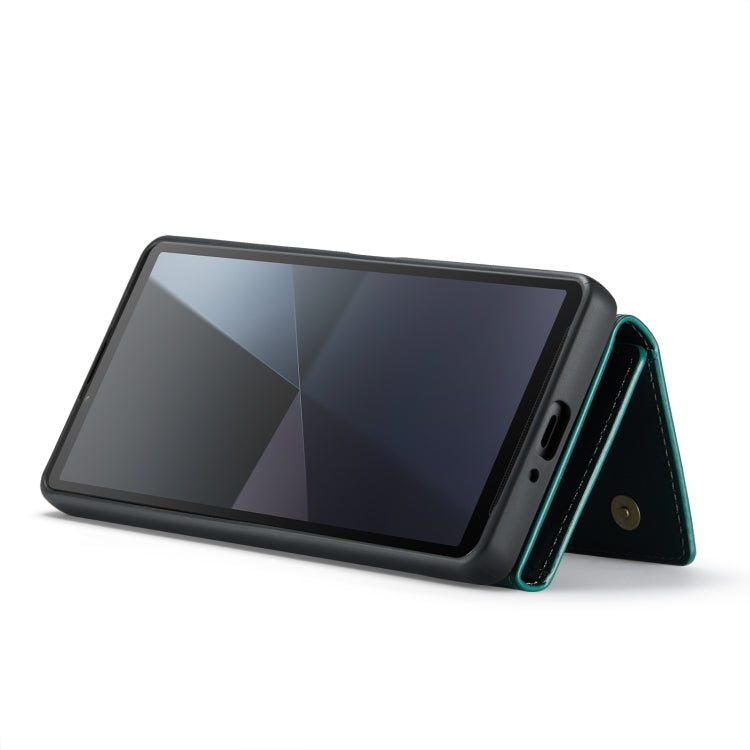 For Sony Xperia 10 VI DG.MING M1 Series 3-Fold Multi Card Wallet + Magnetic Phone Case