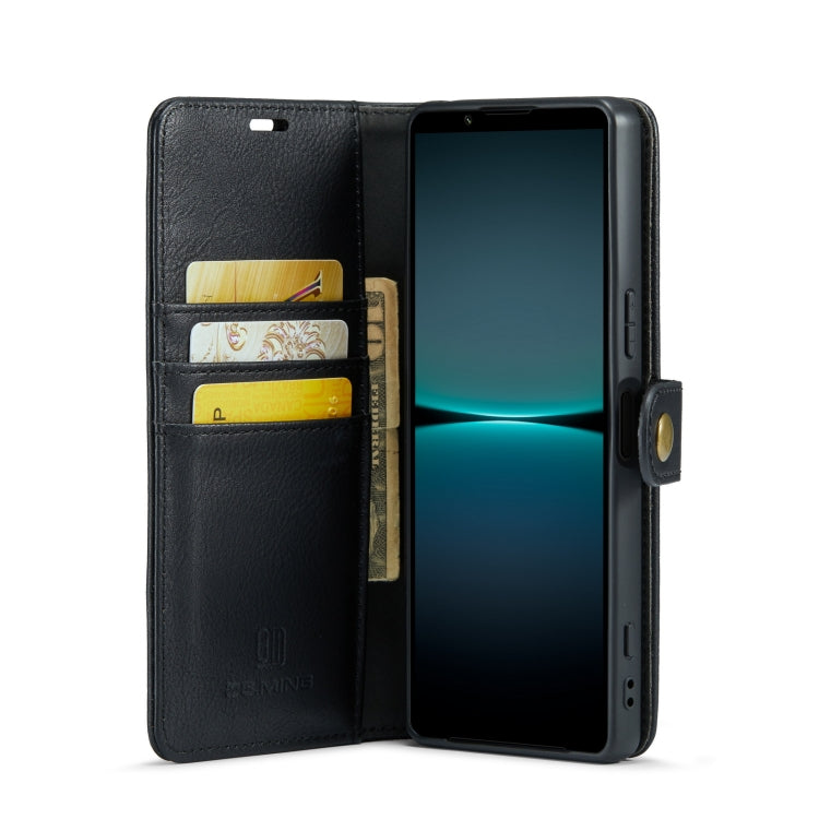 For Sony Xperia 1 VI DG.MING Crazy Horse Texture Detachable Magnetic Leather Phone Case