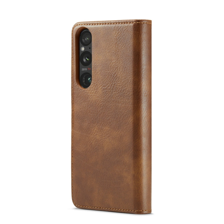 For Sony Xperia 1 VI DG.MING Crazy Horse Texture Detachable Magnetic Leather Phone Case