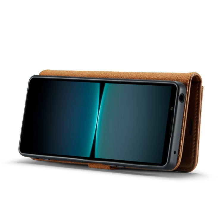 For Sony Xperia 1 VI DG.MING Crazy Horse Texture Detachable Magnetic Leather Phone Case