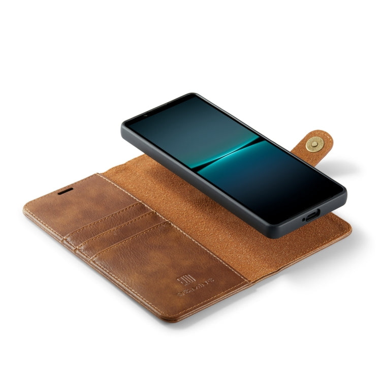 For Sony Xperia 1 VI DG.MING Crazy Horse Texture Detachable Magnetic Leather Phone Case