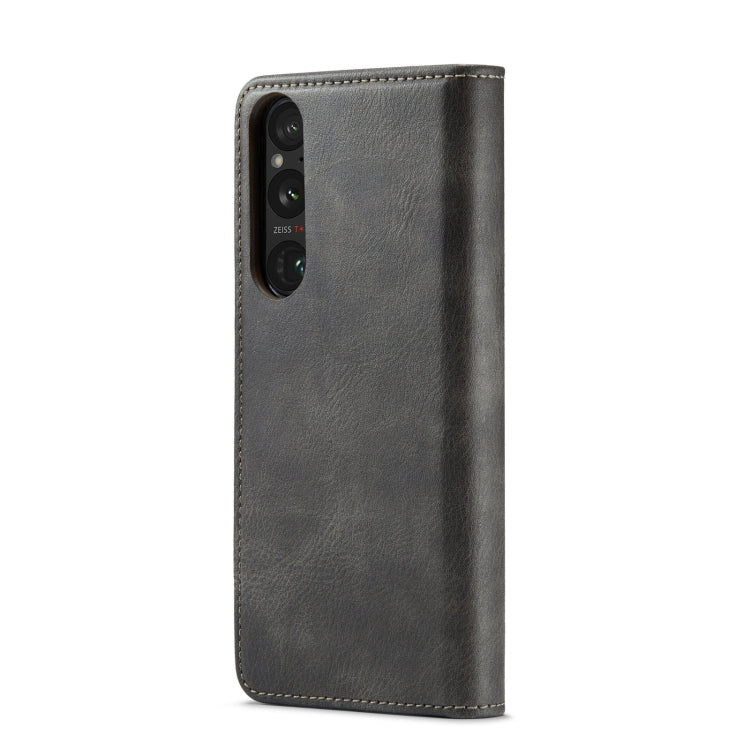 For Sony Xperia 1 VI DG.MING Crazy Horse Texture Detachable Magnetic Leather Phone Case