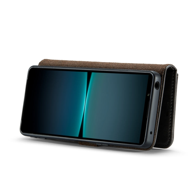 For Sony Xperia 1 VI DG.MING Crazy Horse Texture Detachable Magnetic Leather Phone Case
