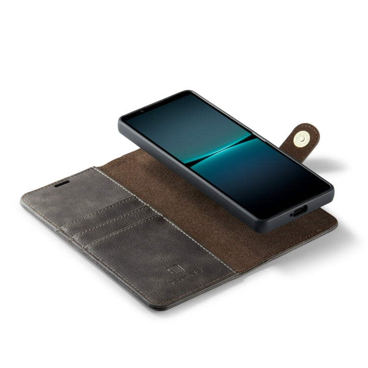 For Sony Xperia 1 VI DG.MING Crazy Horse Texture Detachable Magnetic Leather Phone Case