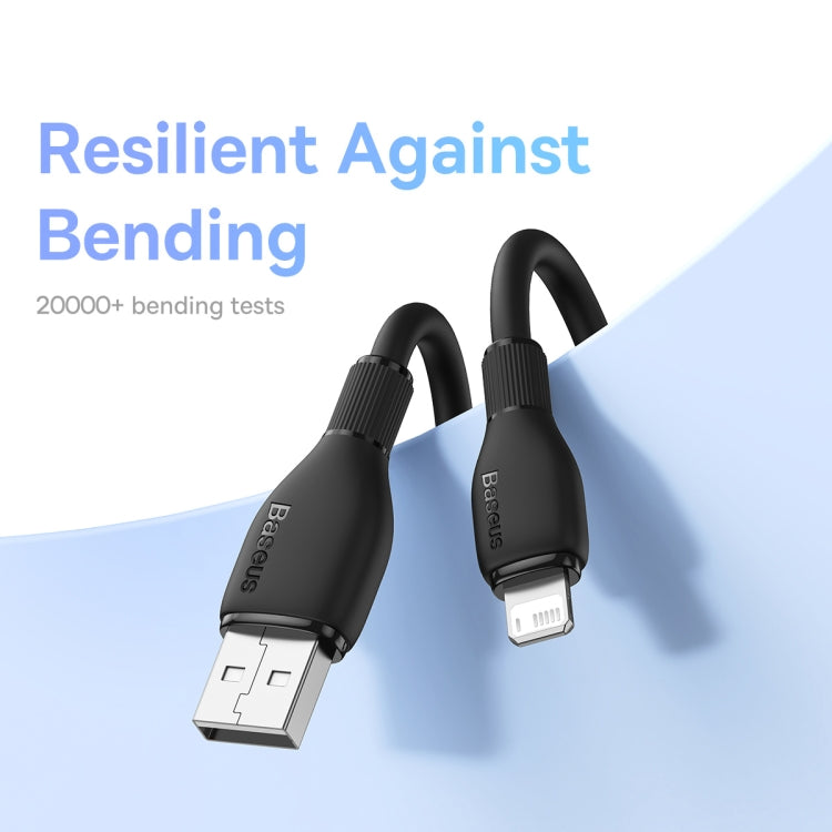 Baseus Pudding Series 2.4A USB to 8 Pin Fast Charging Data Cable, Length: