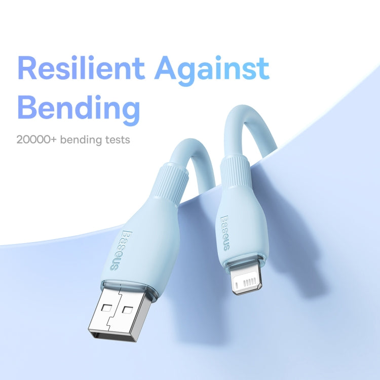 Baseus Pudding Series 2.4A USB to 8 Pin Fast Charging Data Cable, Length: