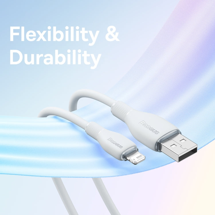 Baseus Pudding Series 2.4A USB to 8 Pin Fast Charging Data Cable, Length: