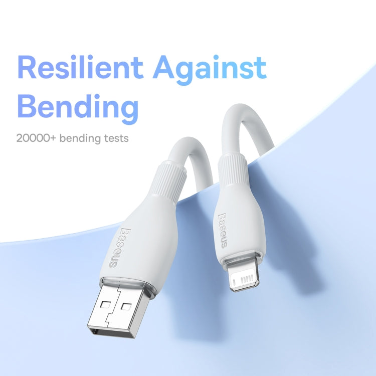 Baseus Pudding Series 2.4A USB to 8 Pin Fast Charging Data Cable, Length:
