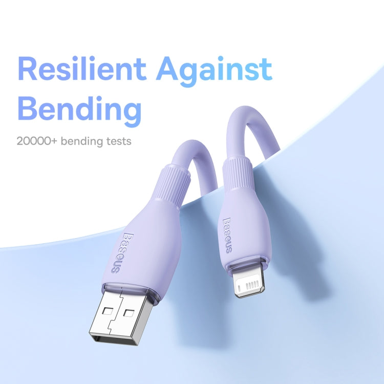 Baseus Pudding Series 2.4A USB to 8 Pin Fast Charging Data Cable, Length: