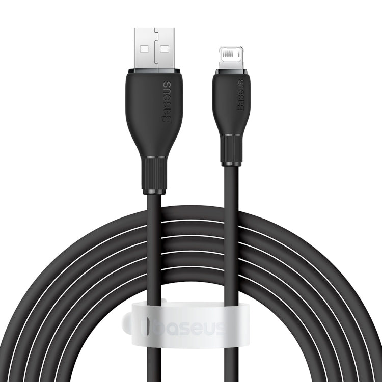 Baseus Pudding Series 2.4A USB to 8 Pin Fast Charging Data Cable, Length: