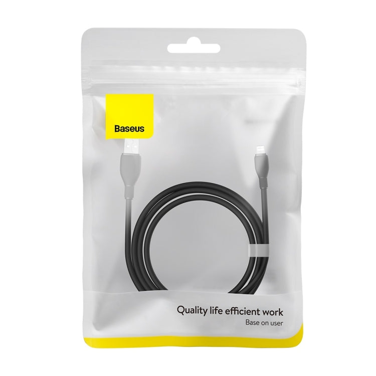 Baseus Pudding Series 2.4A USB to 8 Pin Fast Charging Data Cable, Length: