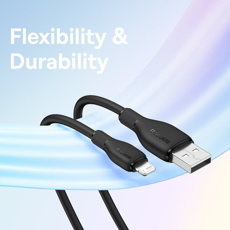 Baseus Pudding Series 2.4A USB to 8 Pin Fast Charging Data Cable, Length: