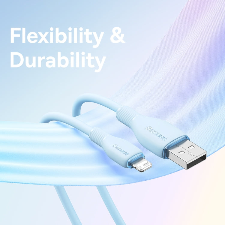 Baseus Pudding Series 2.4A USB to 8 Pin Fast Charging Data Cable, Length: