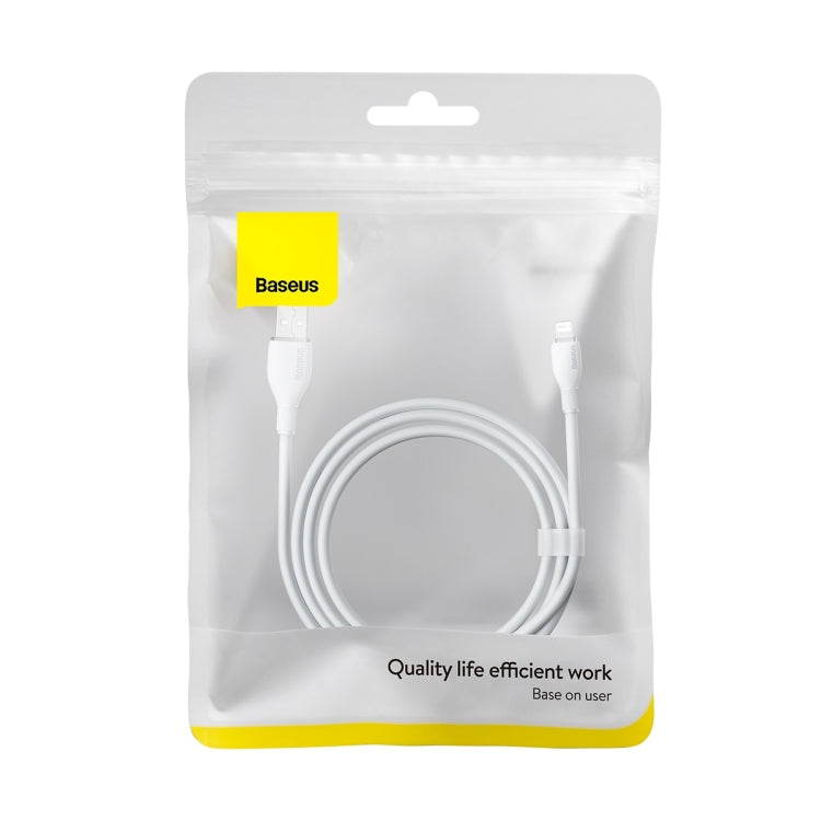 Baseus Pudding Series 2.4A USB to 8 Pin Fast Charging Data Cable, Length: