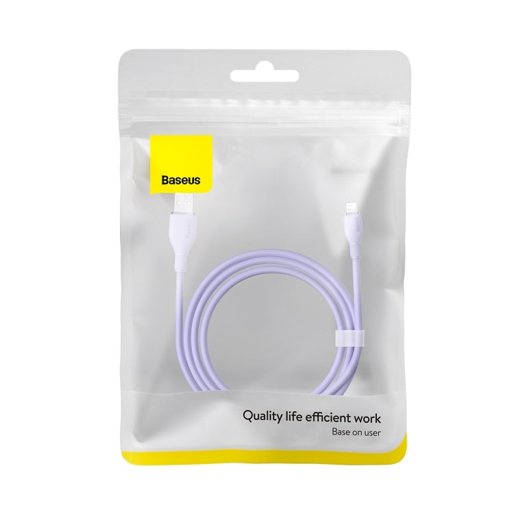 Baseus Pudding Series 2.4A USB to 8 Pin Fast Charging Data Cable, Length: