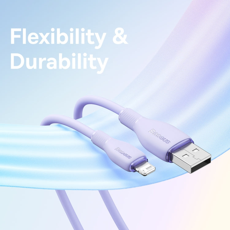 Baseus Pudding Series 2.4A USB to 8 Pin Fast Charging Data Cable, Length: