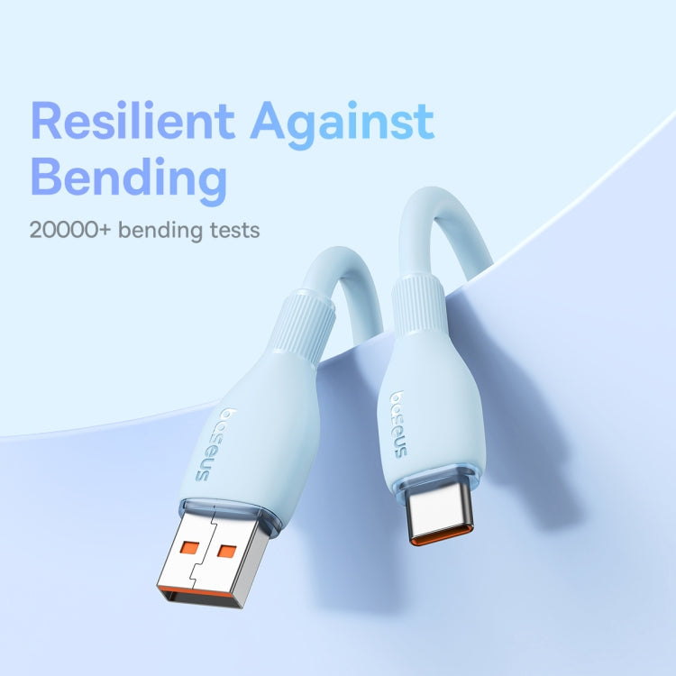 Baseus Pudding Series 100W USB to Type-C Fast Charging Data Cable, Length: