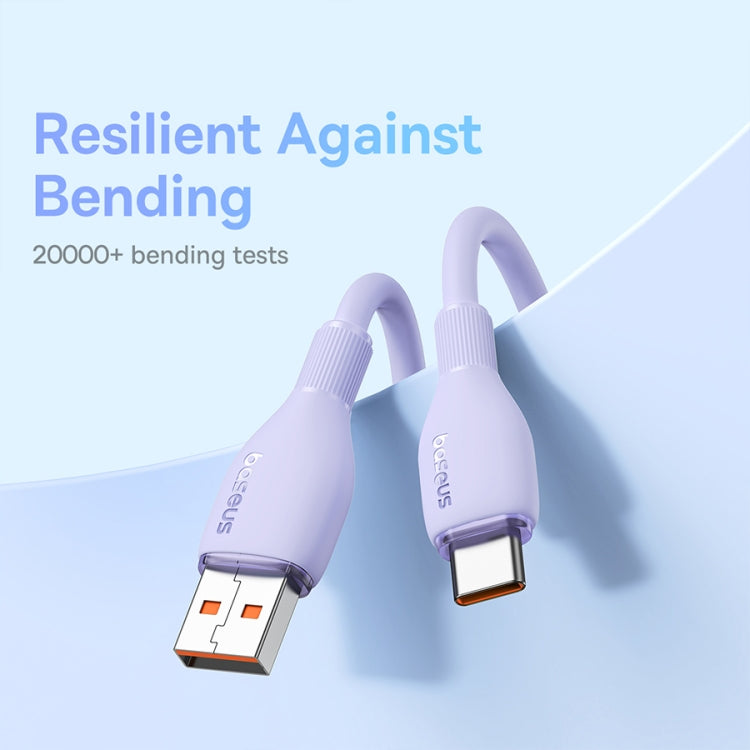 Baseus Pudding Series 100W USB to Type-C Fast Charging Data Cable, Length: