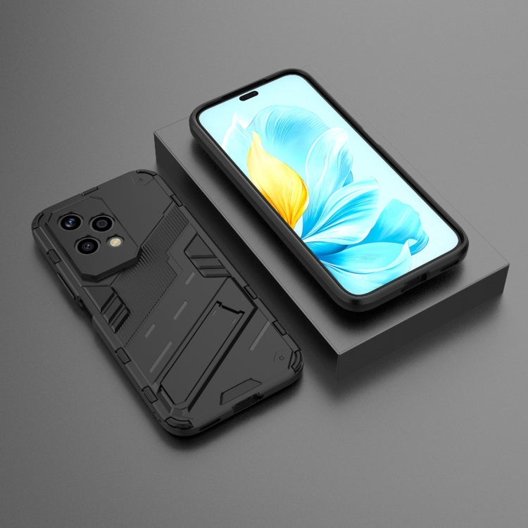For Honor 200 Lite Global Punk Armor 2 in 1 PC + TPU Phone Case with Holder