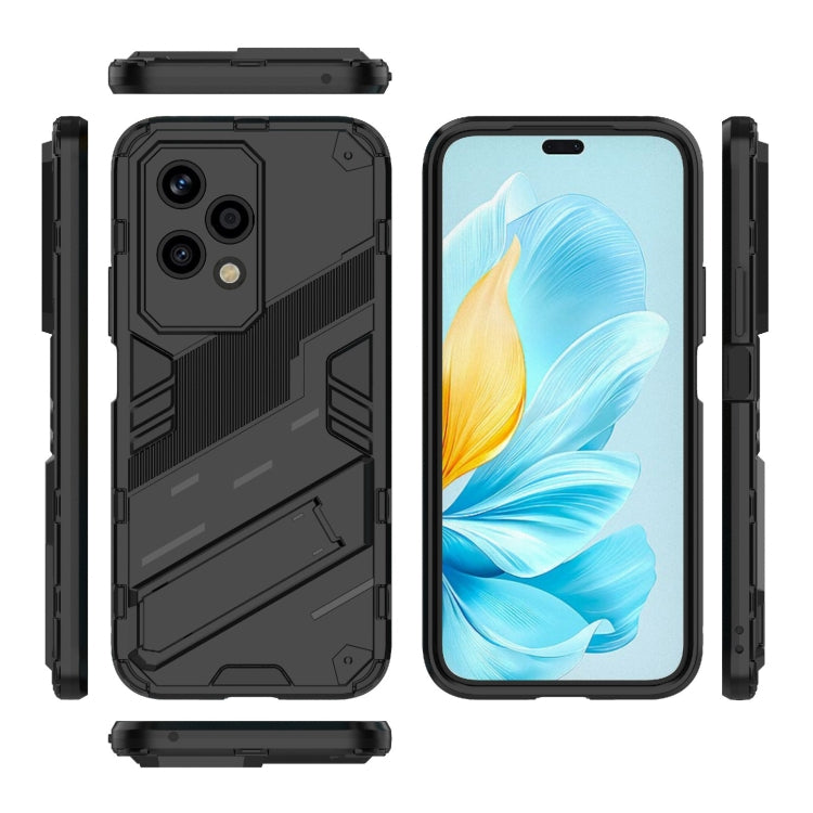 For Honor 200 Lite Global Punk Armor 2 in 1 PC + TPU Phone Case with Holder