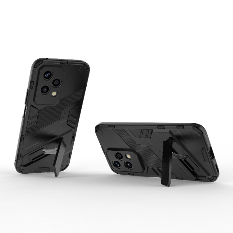 For Honor 200 Lite Global Punk Armor 2 in 1 PC + TPU Phone Case with Holder
