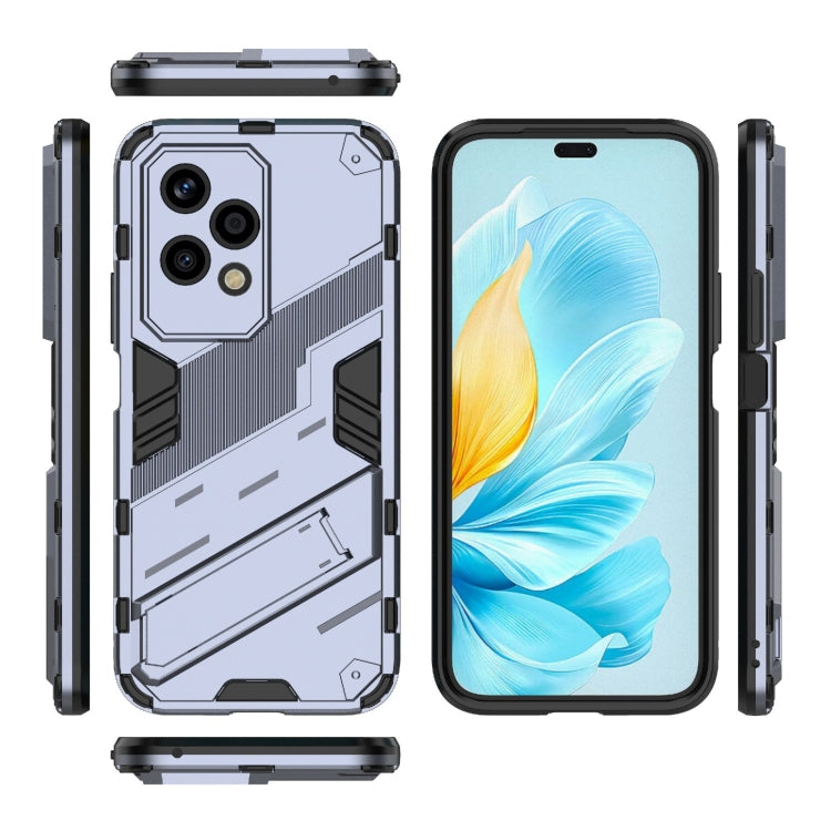 For Honor 200 Lite Global Punk Armor 2 in 1 PC + TPU Phone Case with Holder