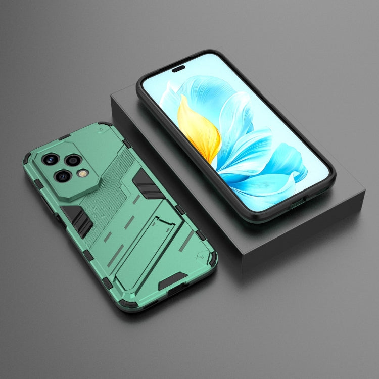 For Honor 200 Lite Global Punk Armor 2 in 1 PC + TPU Phone Case with Holder