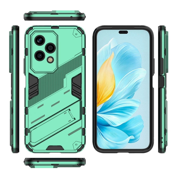 For Honor 200 Lite Global Punk Armor 2 in 1 PC + TPU Phone Case with Holder