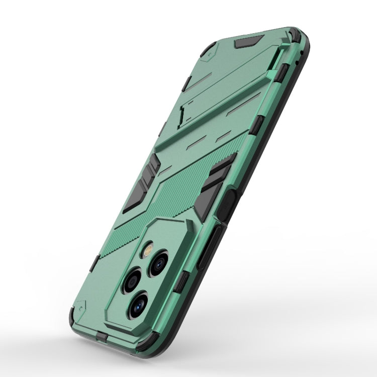 For Honor 200 Lite Global Punk Armor 2 in 1 PC + TPU Phone Case with Holder