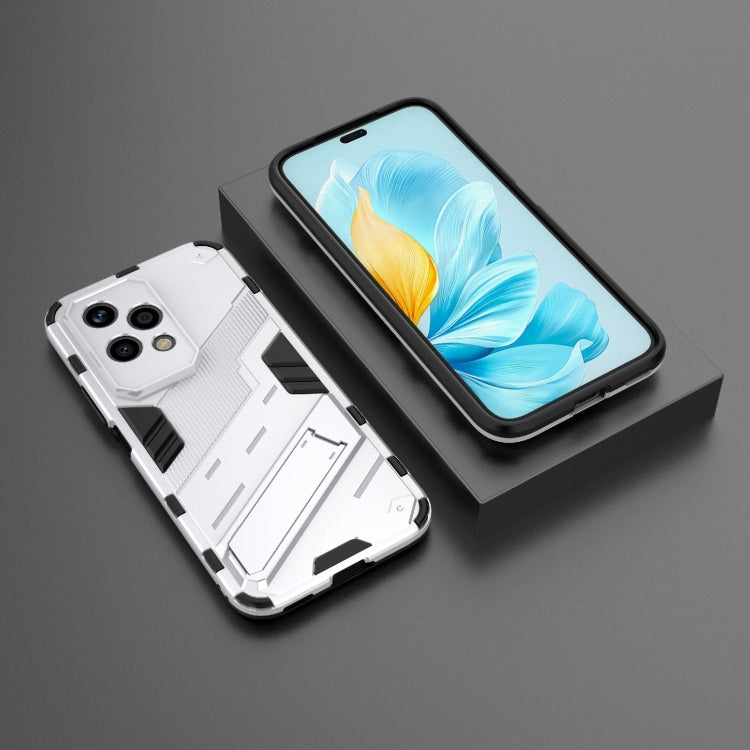 For Honor 200 Lite Global Punk Armor 2 in 1 PC + TPU Phone Case with Holder