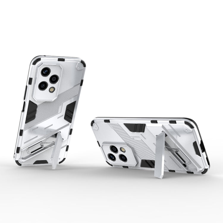 For Honor 200 Lite Global Punk Armor 2 in 1 PC + TPU Phone Case with Holder
