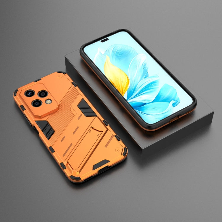 For Honor 200 Lite Global Punk Armor 2 in 1 PC + TPU Phone Case with Holder