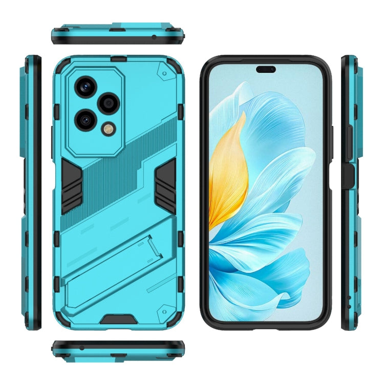 For Honor 200 Lite Global Punk Armor 2 in 1 PC + TPU Phone Case with Holder