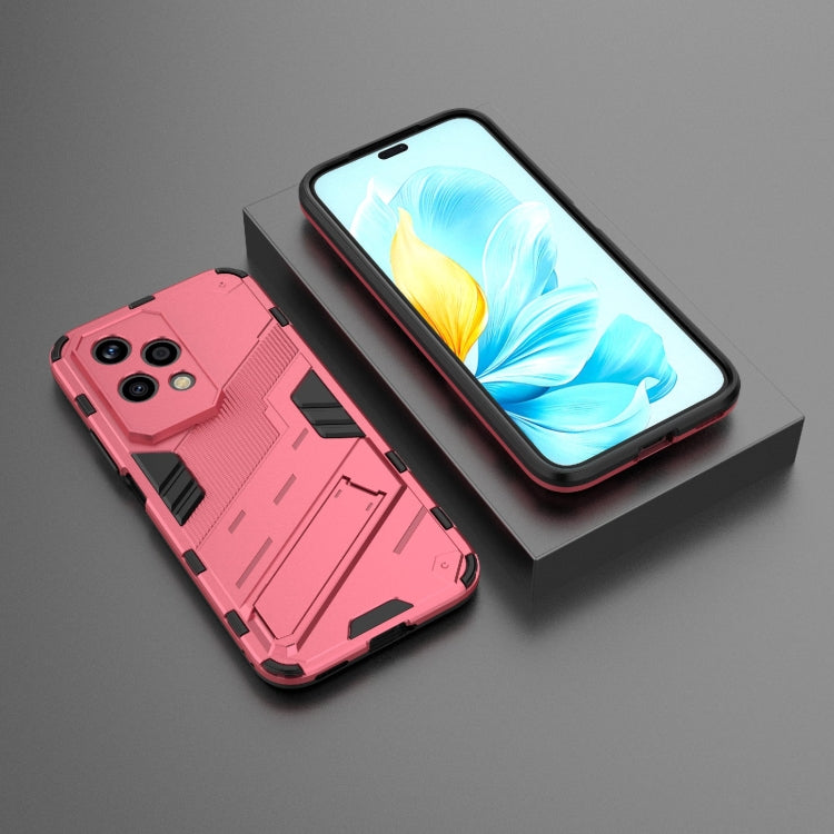 For Honor 200 Lite Global Punk Armor 2 in 1 PC + TPU Phone Case with Holder