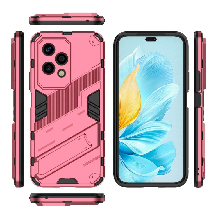 For Honor 200 Lite Global Punk Armor 2 in 1 PC + TPU Phone Case with Holder