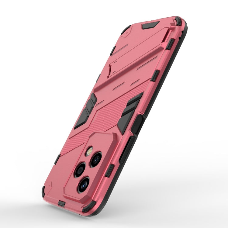 For Honor 200 Lite Global Punk Armor 2 in 1 PC + TPU Phone Case with Holder
