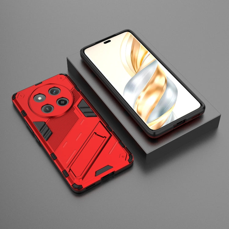 For Honor X60 Pro 5G Punk Armor 2 in 1 PC + TPU Phone Case with Holder