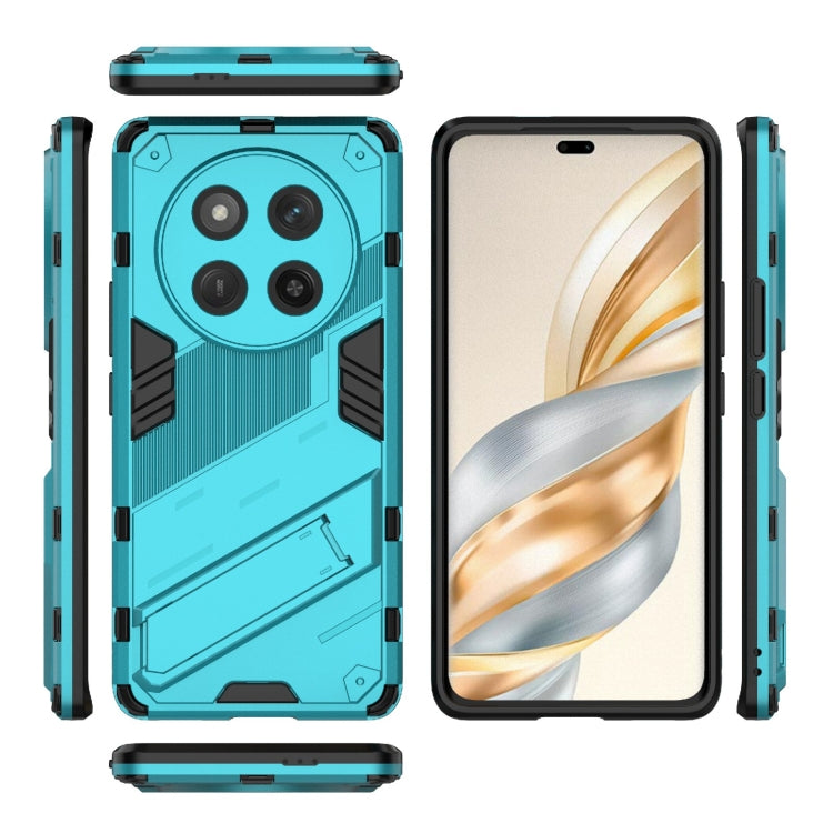 For Honor X60 Pro 5G Punk Armor 2 in 1 PC + TPU Phone Case with Holder