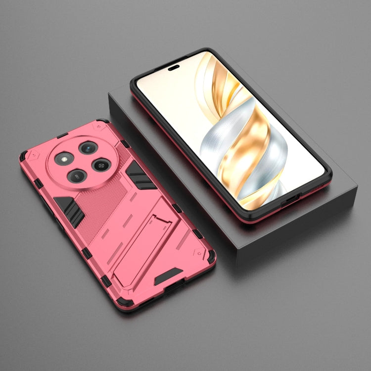 For Honor X60 Pro 5G Punk Armor 2 in 1 PC + TPU Phone Case with Holder