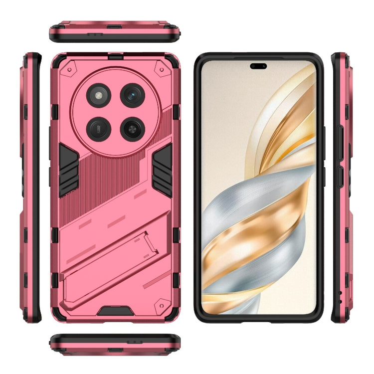 For Honor X60 Pro 5G Punk Armor 2 in 1 PC + TPU Phone Case with Holder