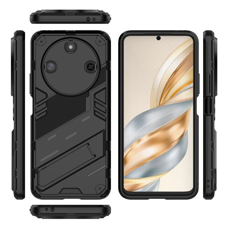 For Honor X60 5G Punk Armor 2 in 1 PC + TPU Phone Case with Holder