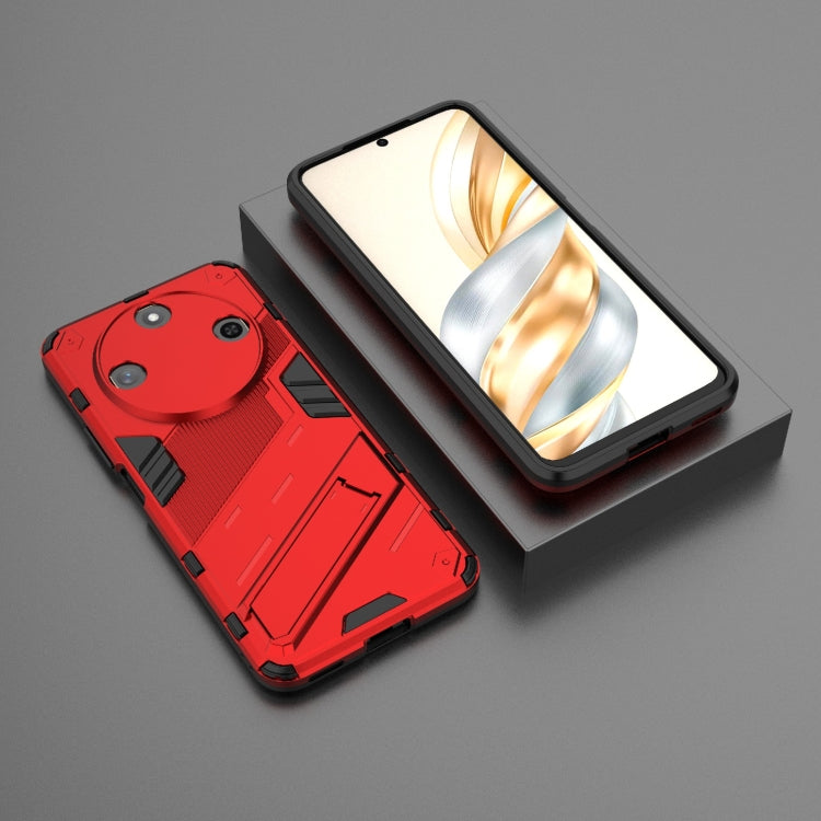 For Honor X60 5G Punk Armor 2 in 1 PC + TPU Phone Case with Holder