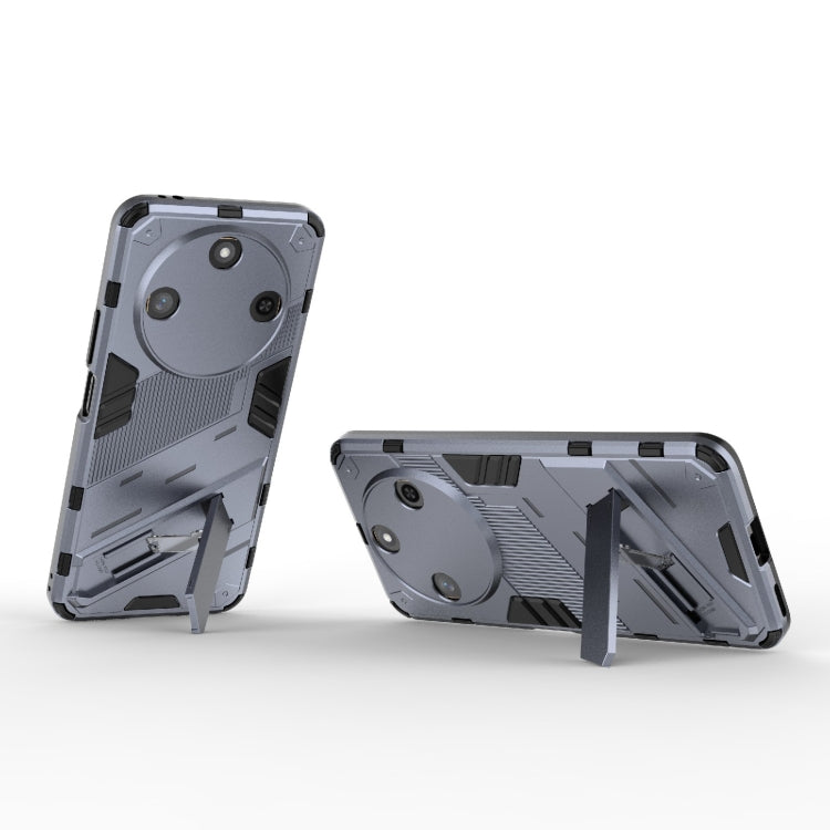For Honor X60 5G Punk Armor 2 in 1 PC + TPU Phone Case with Holder