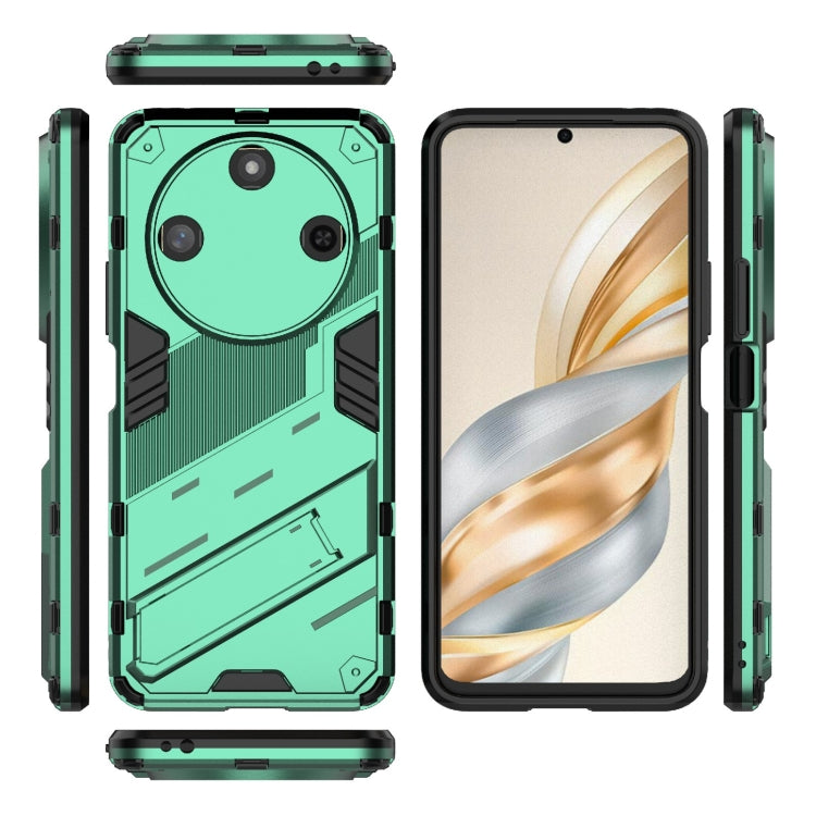 For Honor X60 5G Punk Armor 2 in 1 PC + TPU Phone Case with Holder