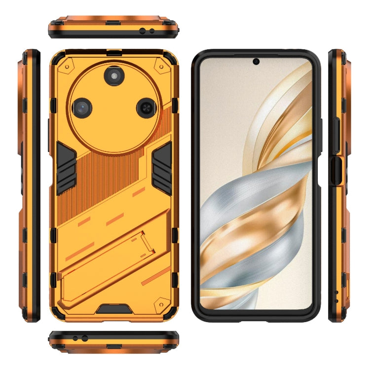 For Honor X60 5G Punk Armor 2 in 1 PC + TPU Phone Case with Holder