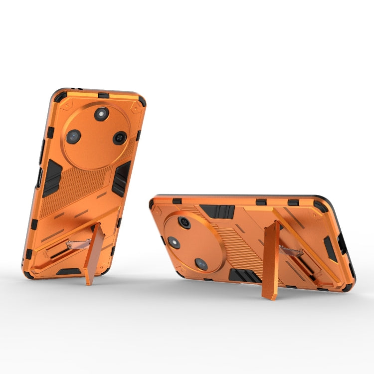 For Honor X60 5G Punk Armor 2 in 1 PC + TPU Phone Case with Holder